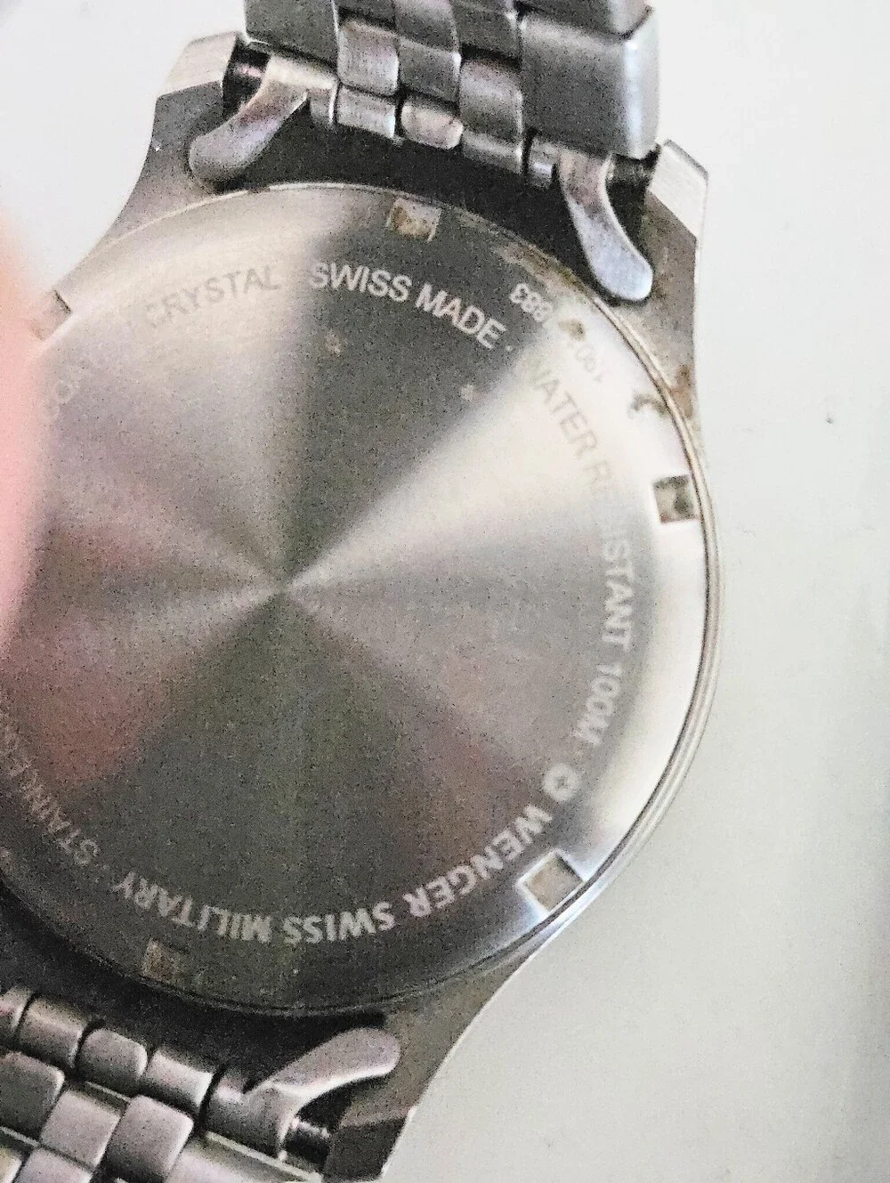WENGER SWISS MILITARY TWO-TONE STAINLESS STEEL WATCH